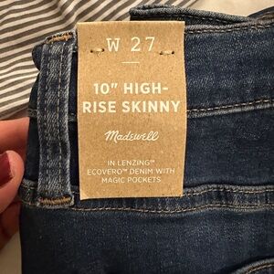 Madewell High Rise Skinny Jean NWT